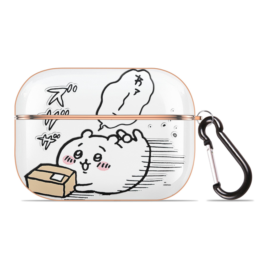 （画像用） ちいかわ ちいかわ Chii-kawa chiikawa 【AirPods Pro用】ハードシェル保護ケース｜耐衝撃・防指紋・カラビナ付き商品仕様