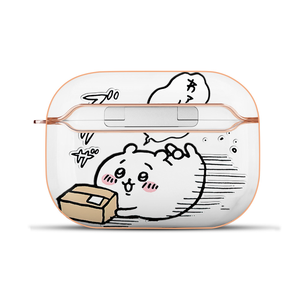 （画像用） ちいかわ ちいかわ Chii-kawa chiikawa 【AirPods Pro用】ハードシェル保護ケース｜耐衝撃・防指紋・カラビナ付き商品仕様