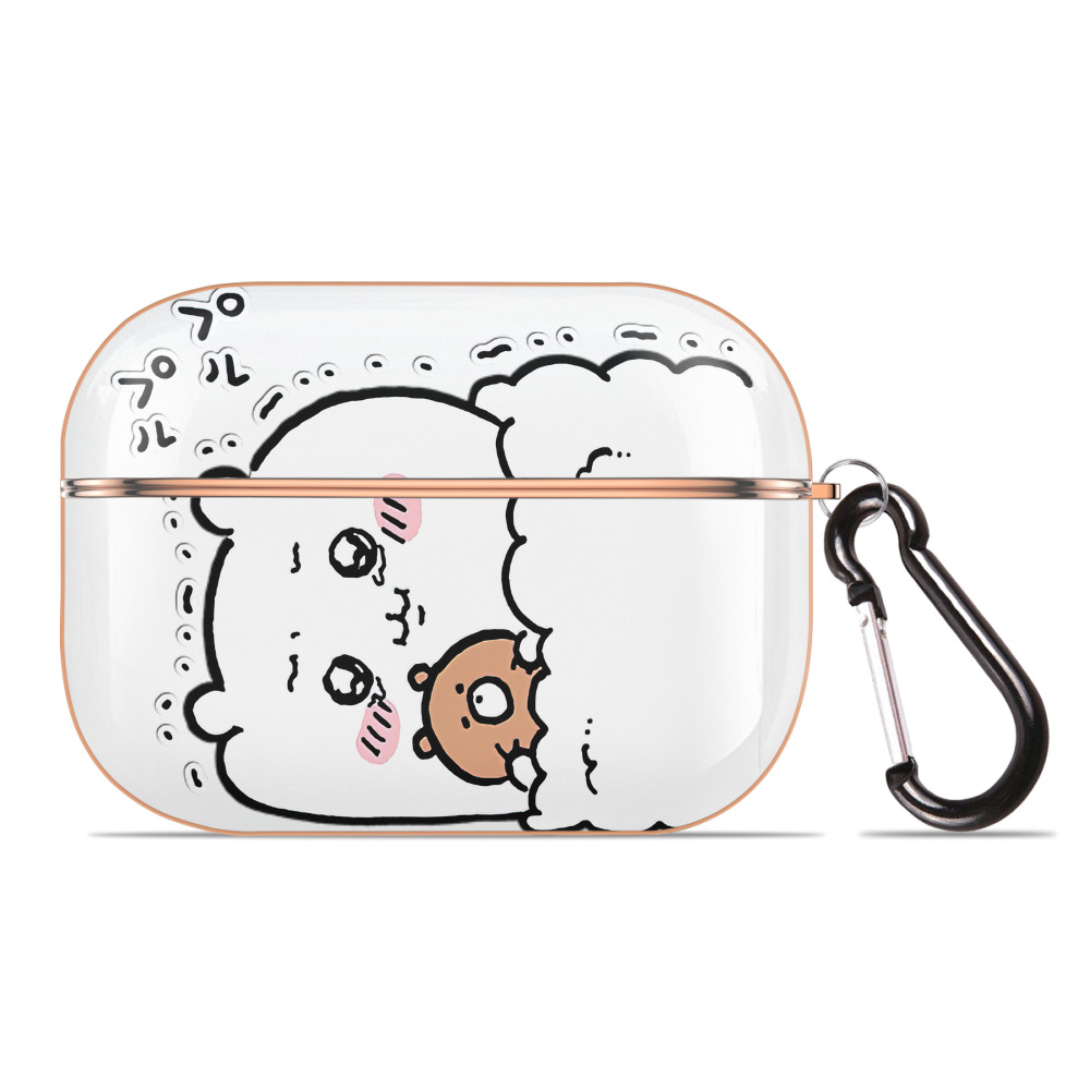 （画像用） ちいかわ ちいかわ Chii-kawa chiikawa 【AirPods Pro用】ハードシェル保護ケース｜耐衝撃・防指紋・カラビナ付き商品仕様