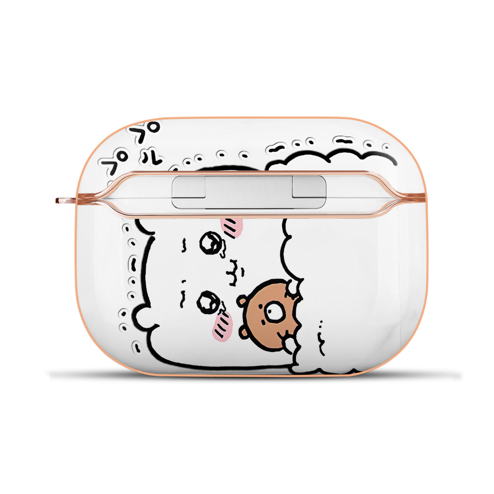 （画像用） ちいかわ ちいかわ Chii-kawa chiikawa 【AirPods Pro用】ハードシェル保護ケース｜耐衝撃・防指紋・カラビナ付き商品仕様
