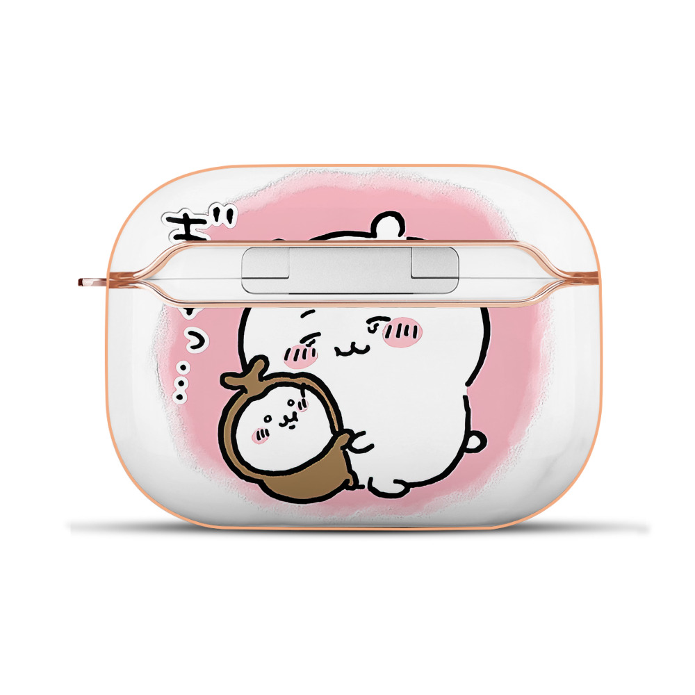 （画像用） ちいかわ ちいかわ Chii-kawa chiikawa 【AirPods Pro用】ハードシェル保護ケース｜耐衝撃・防指紋・カラビナ付き商品仕様