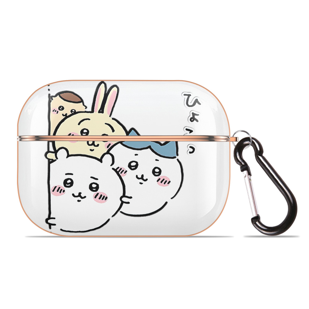 （画像用） ちいかわ ちいかわ Chii-kawa chiikawa 【AirPods Pro用】ハードシェル保護ケース｜耐衝撃・防指紋・カラビナ付き商品仕様