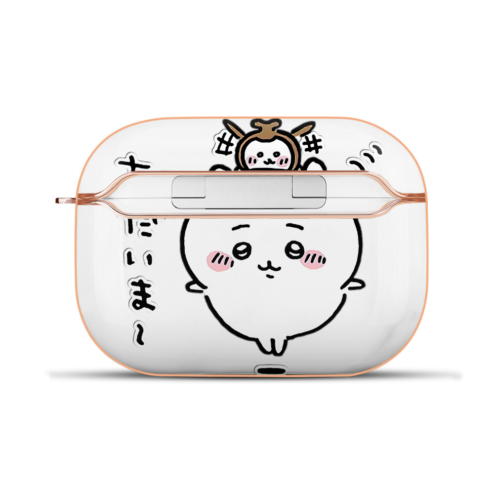 （画像用） ちいかわ ちいかわ Chii-kawa chiikawa 【AirPods Pro用】ハードシェル保護ケース｜耐衝撃・防指紋・カラビナ付き商品仕様