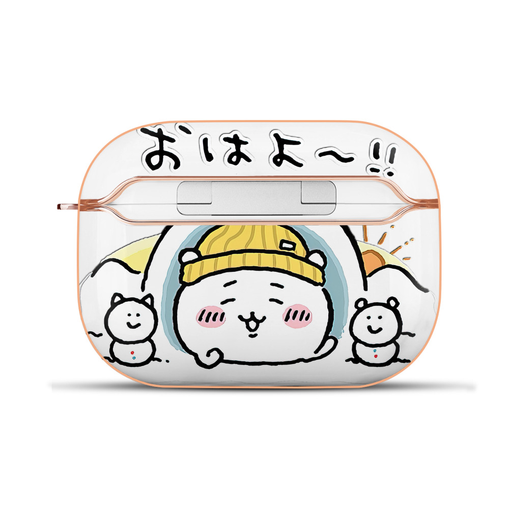 （画像用） ちいかわ ちいかわ Chii-kawa chiikawa 【AirPods Pro用】ハードシェル保護ケース｜耐衝撃・防指紋・カラビナ付き商品仕様