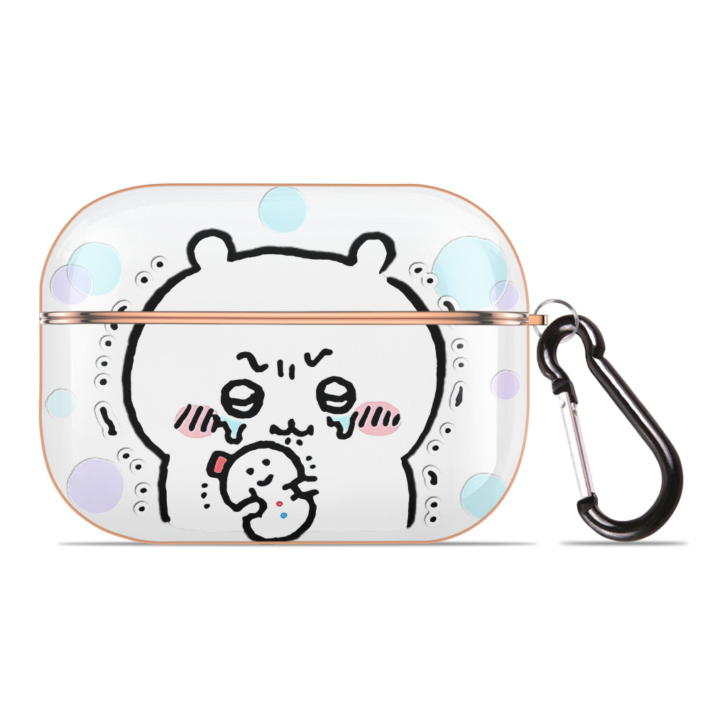 （画像用） ちいかわ ちいかわ Chii-kawa chiikawa 【AirPods Pro用】ハードシェル保護ケース｜耐衝撃・防指紋・カラビナ付き商品仕様
