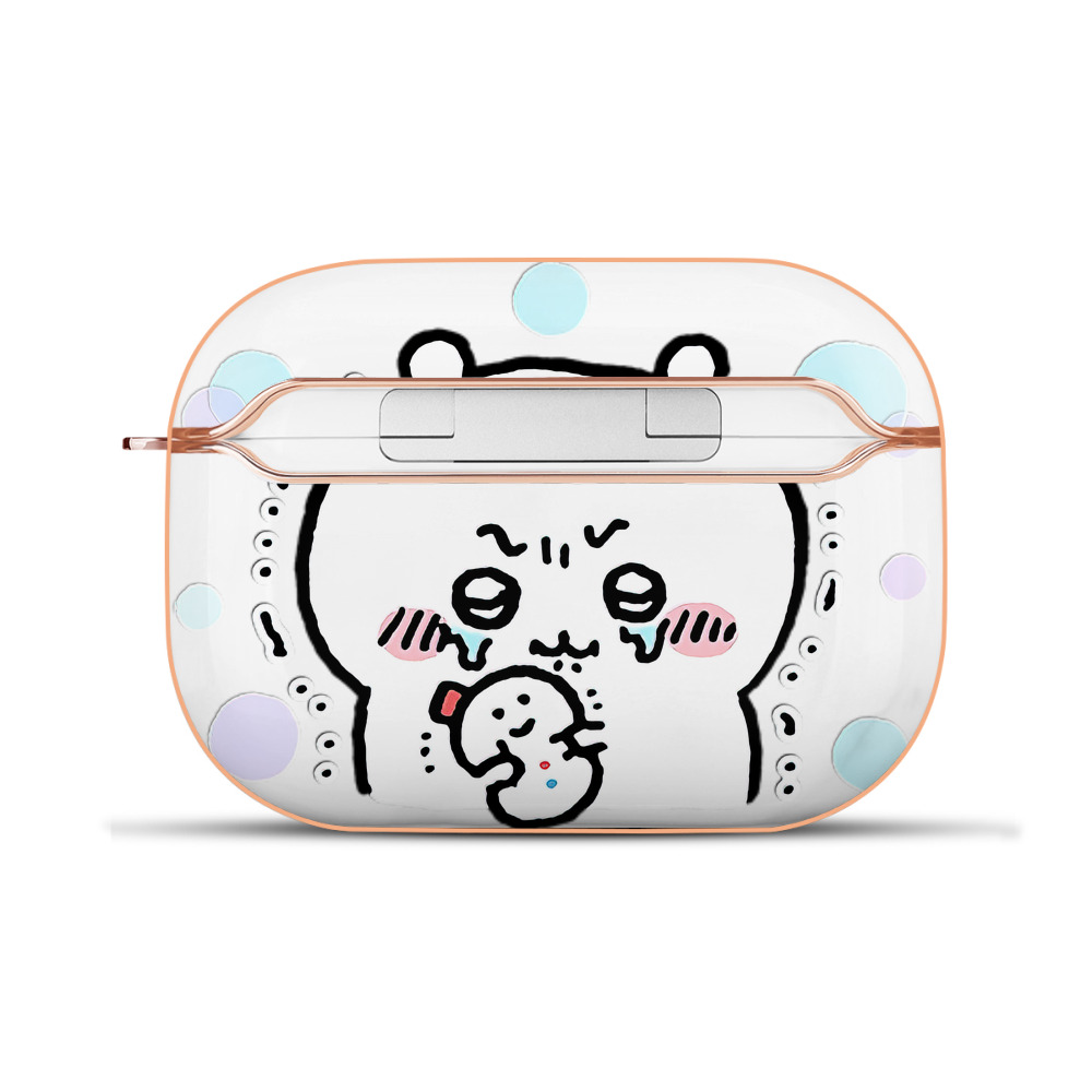 （画像用） ちいかわ ちいかわ Chii-kawa chiikawa 【AirPods Pro用】ハードシェル保護ケース｜耐衝撃・防指紋・カラビナ付き商品仕様