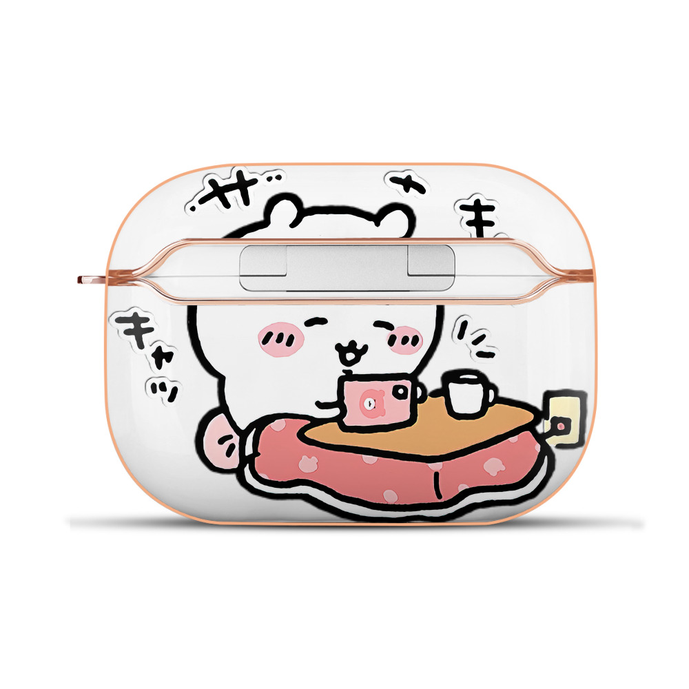 （画像用） ちいかわ ちいかわ Chii-kawa chiikawa 【AirPods Pro用】ハードシェル保護ケース｜耐衝撃・防指紋・カラビナ付き商品仕様