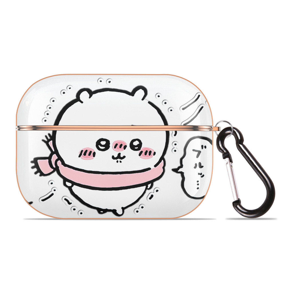 （画像用） ちいかわ ちいかわ Chii-kawa chiikawa 【AirPods Pro用】ハードシェル保護ケース｜耐衝撃・防指紋・カラビナ付き商品仕様