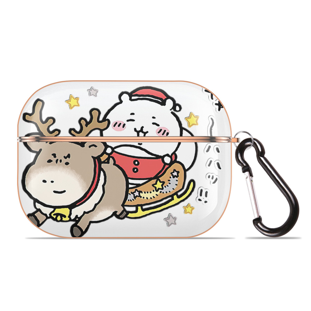 （画像用） ちいかわ ちいかわ Chii-kawa chiikawa 【AirPods Pro用】ハードシェル保護ケース｜耐衝撃・防指紋・カラビナ付き商品仕様