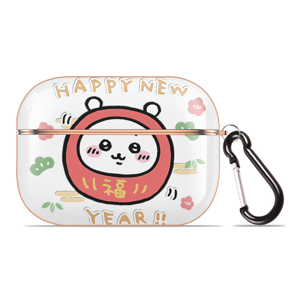 （画像用） ちいかわ ちいかわ Chii-kawa chiikawa 【AirPods Pro用】ハードシェル保護ケース｜耐衝撃・防指紋・カラビナ付き商品仕様