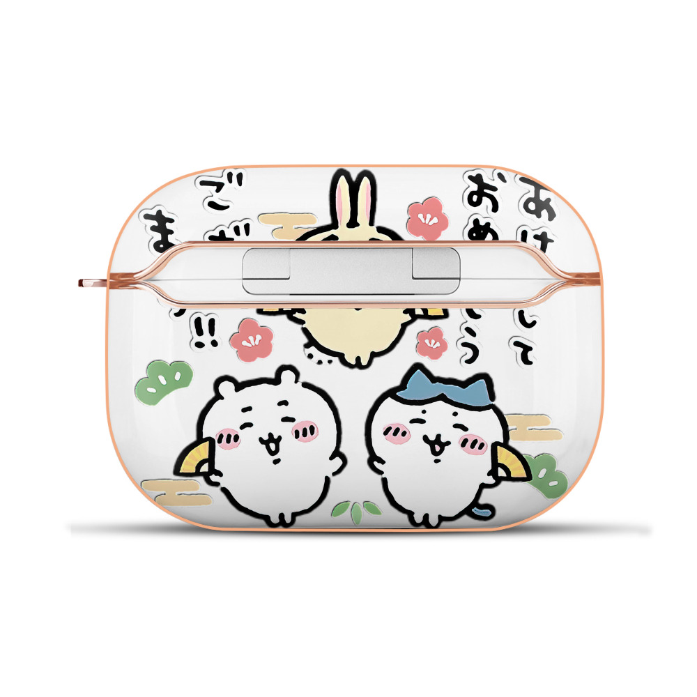 （画像用） ちいかわ ちいかわ Chii-kawa chiikawa 【AirPods Pro用】ハードシェル保護ケース｜耐衝撃・防指紋・カラビナ付き商品仕様