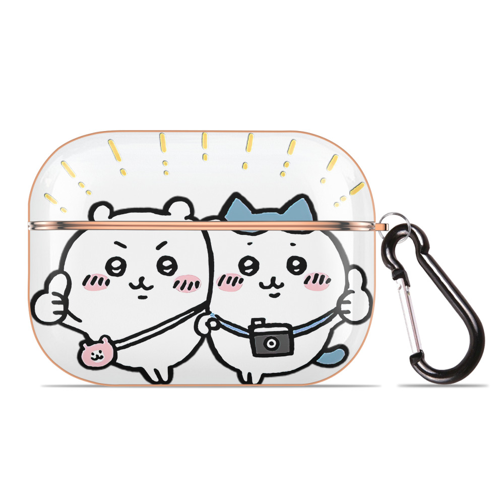 （画像用） ちいかわ ちいかわ Chii-kawa chiikawa 【AirPods Pro用】ハードシェル保護ケース｜耐衝撃・防指紋・カラビナ付き商品仕様