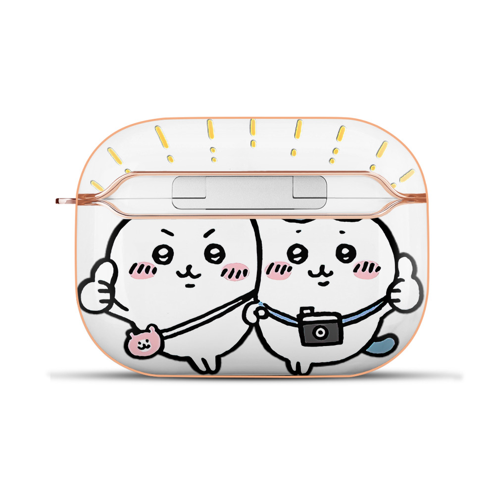 （画像用） ちいかわ ちいかわ Chii-kawa chiikawa 【AirPods Pro用】ハードシェル保護ケース｜耐衝撃・防指紋・カラビナ付き商品仕様