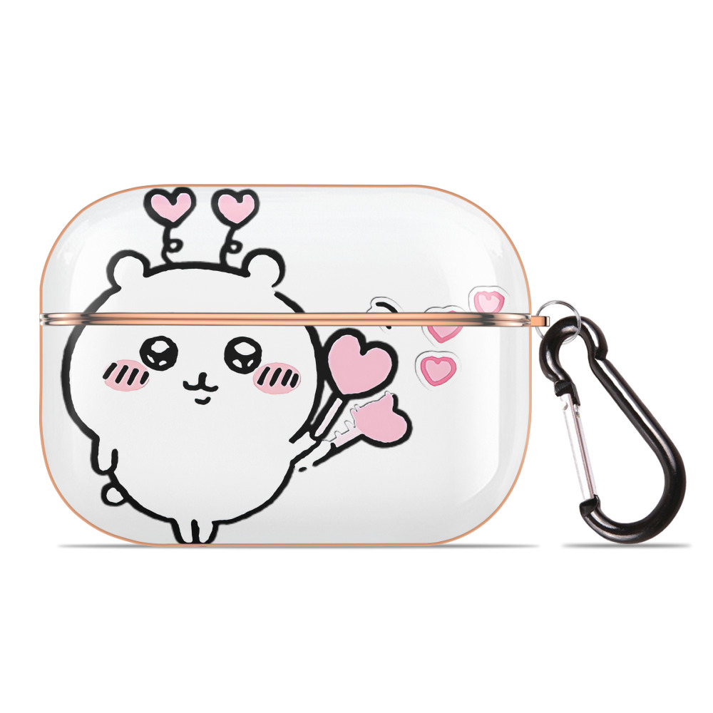 （画像用） ちいかわ ちいかわ Chii-kawa chiikawa 【AirPods Pro用】ハードシェル保護ケース｜耐衝撃・防指紋・カラビナ付き商品仕様