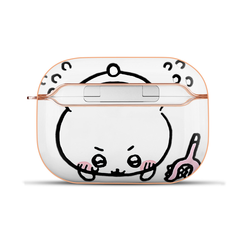 （画像用） ちいかわ ちいかわ Chii-kawa chiikawa 【AirPods Pro用】ハードシェル保護ケース｜耐衝撃・防指紋・カラビナ付き商品仕様