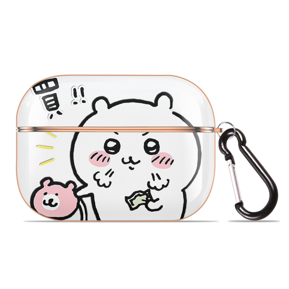 （画像用） ちいかわ ちいかわ Chii-kawa chiikawa 【AirPods Pro用】ハードシェル保護ケース｜耐衝撃・防指紋・カラビナ付き商品仕様