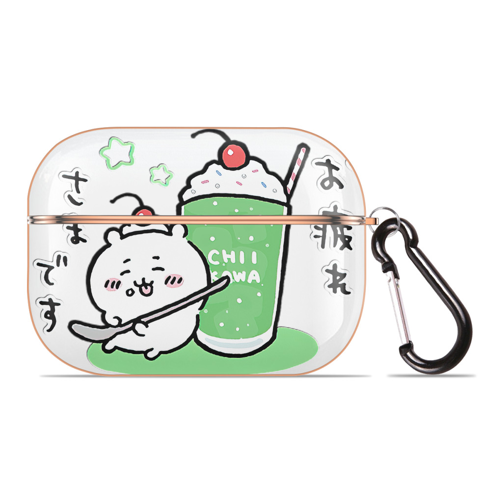 （画像用） ちいかわ ちいかわ Chii-kawa chiikawa 【AirPods Pro用】ハードシェル保護ケース｜耐衝撃・防指紋・カラビナ付き商品仕様
