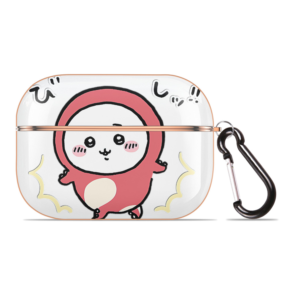 （画像用） ちいかわ ちいかわ Chii-kawa chiikawa 【AirPods Pro用】ハードシェル保護ケース｜耐衝撃・防指紋・カラビナ付き商品仕様