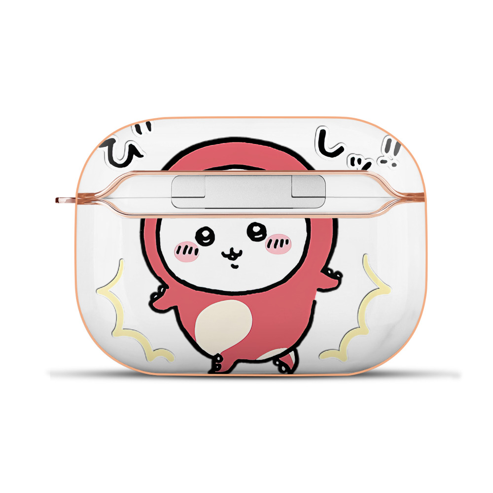 （画像用） ちいかわ ちいかわ Chii-kawa chiikawa 【AirPods Pro用】ハードシェル保護ケース｜耐衝撃・防指紋・カラビナ付き商品仕様