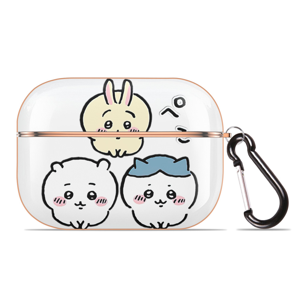 （画像用） ちいかわ うさぎ Chii-kawa usagi 【AirPods Pro用】ハードシェル保護ケース｜耐衝撃・防指紋・カラビナ付き商品仕様