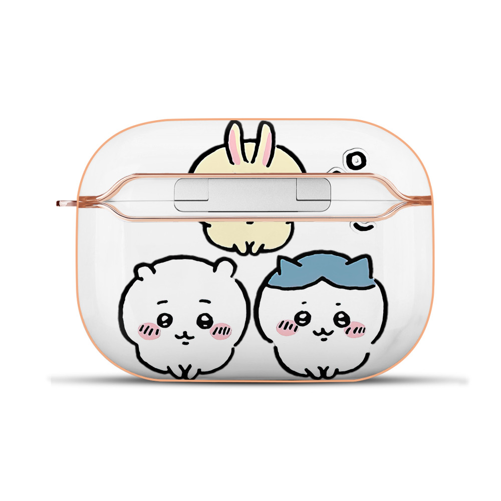 （画像用） ちいかわ うさぎ Chii-kawa usagi 【AirPods Pro用】ハードシェル保護ケース｜耐衝撃・防指紋・カラビナ付き商品仕様
