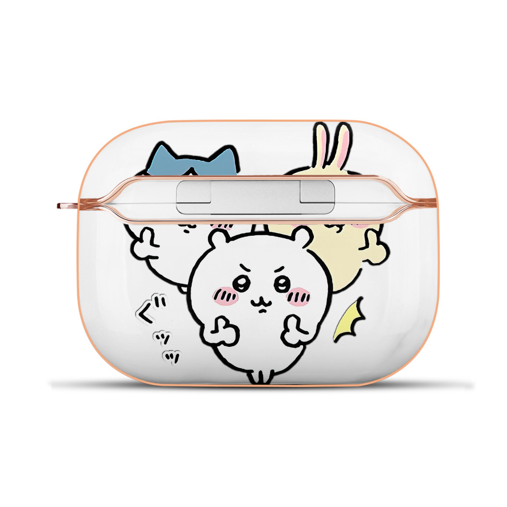 （画像用） ちいかわ うさぎ Chii-kawa usagi 【AirPods Pro用】ハードシェル保護ケース｜耐衝撃・防指紋・カラビナ付き商品仕様
