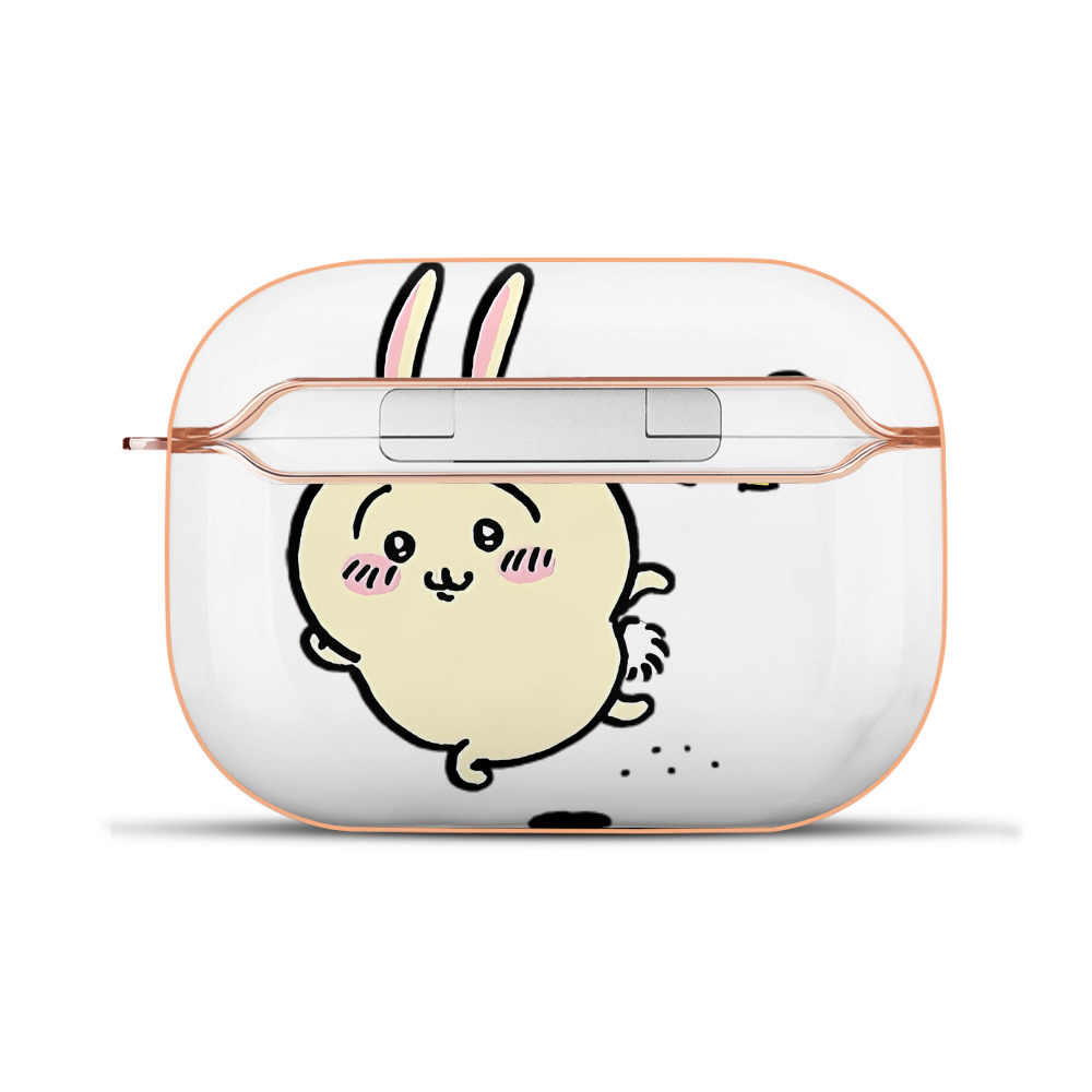（画像用） ちいかわ うさぎ Chii-kawa usagi 【AirPods Pro用】ハードシェル保護ケース｜耐衝撃・防指紋・カラビナ付き商品仕様