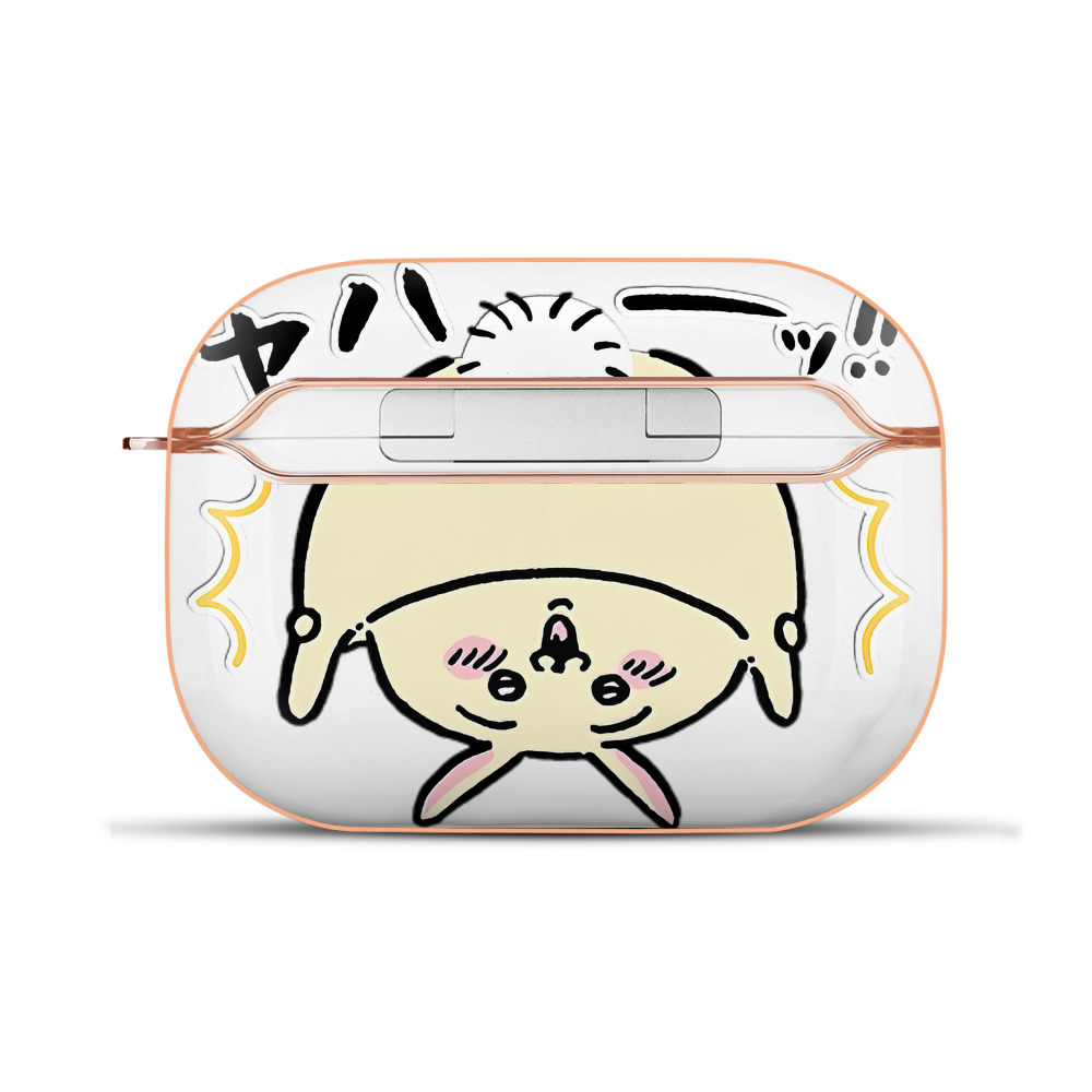 （画像用） ちいかわ うさぎ Chii-kawa usagi 【AirPods Pro用】ハードシェル保護ケース｜耐衝撃・防指紋・カラビナ付き商品仕様