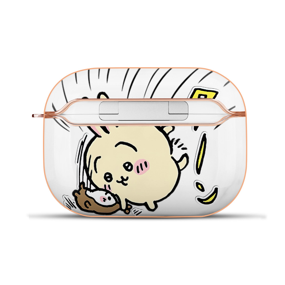 （画像用） ちいかわ うさぎ Chii-kawa usagi 【AirPods Pro用】ハードシェル保護ケース｜耐衝撃・防指紋・カラビナ付き商品仕様
