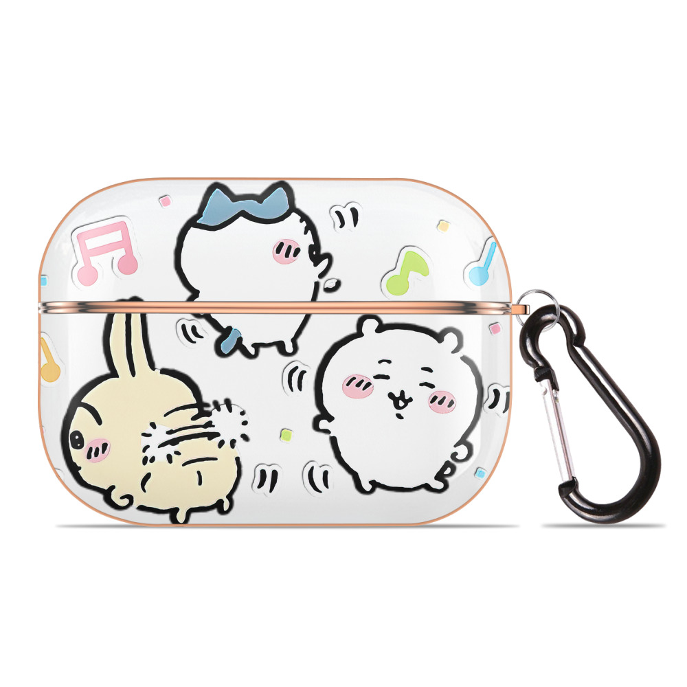 （画像用） ちいかわ うさぎ Chii-kawa usagi 【AirPods Pro用】ハードシェル保護ケース｜耐衝撃・防指紋・カラビナ付き商品仕様