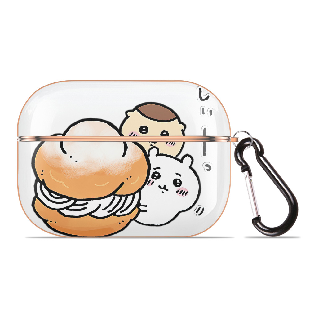 （画像用） ちいかわ くりまんじゅう Chii-kawa kuri manjū 【AirPods Pro用】ハードシェル保護ケース｜耐衝撃・防指紋・カラビナ付き商品仕様