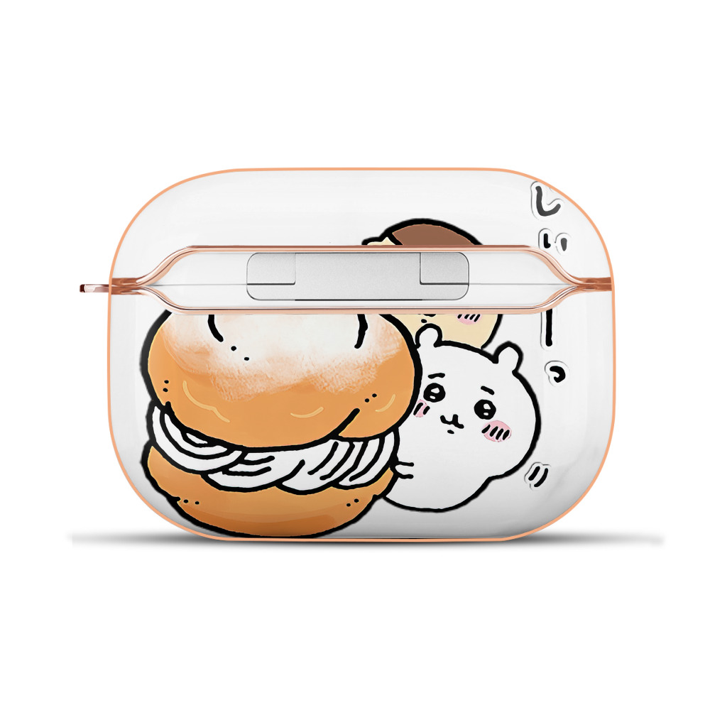 （画像用） ちいかわ くりまんじゅう Chii-kawa kuri manjū 【AirPods Pro用】ハードシェル保護ケース｜耐衝撃・防指紋・カラビナ付き商品仕様