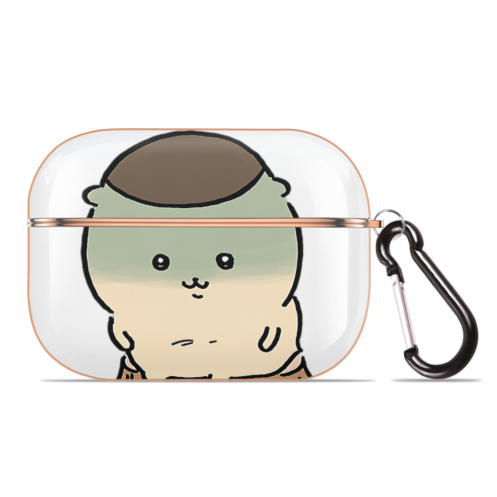 （画像用） ちいかわ くりまんじゅう Chii-kawa kuri manjū 【AirPods Pro用】ハードシェル保護ケース｜耐衝撃・防指紋・カラビナ付き商品仕様