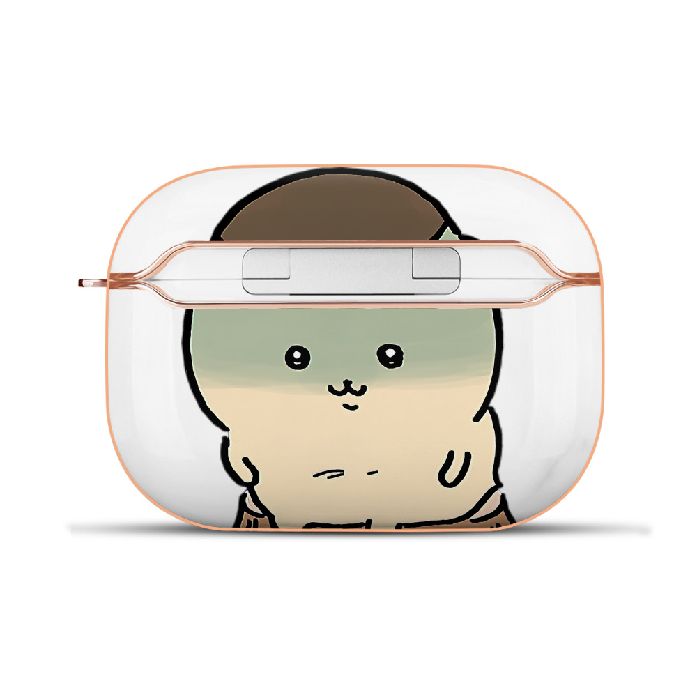 （画像用） ちいかわ くりまんじゅう Chii-kawa kuri manjū 【AirPods Pro用】ハードシェル保護ケース｜耐衝撃・防指紋・カラビナ付き商品仕様