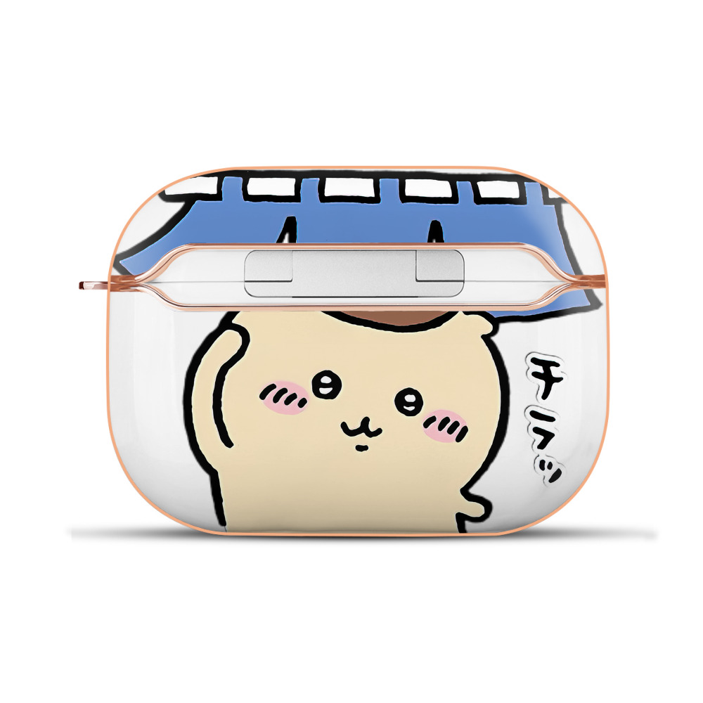 （画像用） ちいかわ くりまんじゅう Chii-kawa kuri manjū 【AirPods Pro用】ハードシェル保護ケース｜耐衝撃・防指紋・カラビナ付き商品仕様