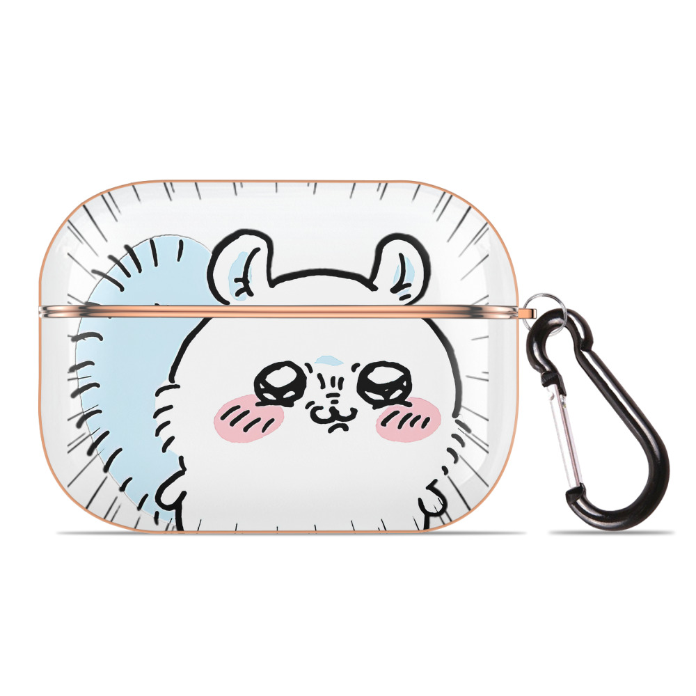 （画像用） ちいかわ モモンガ Chii-kawa Momonga 【AirPods Pro用】ハードシェル保護ケース｜耐衝撃・防指紋・カラビナ付き商品仕様