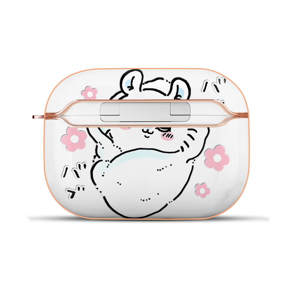 （画像用） ちいかわ モモンガ Chii-kawa Momonga 【AirPods Pro用】ハードシェル保護ケース｜耐衝撃・防指紋・カラビナ付き商品仕様