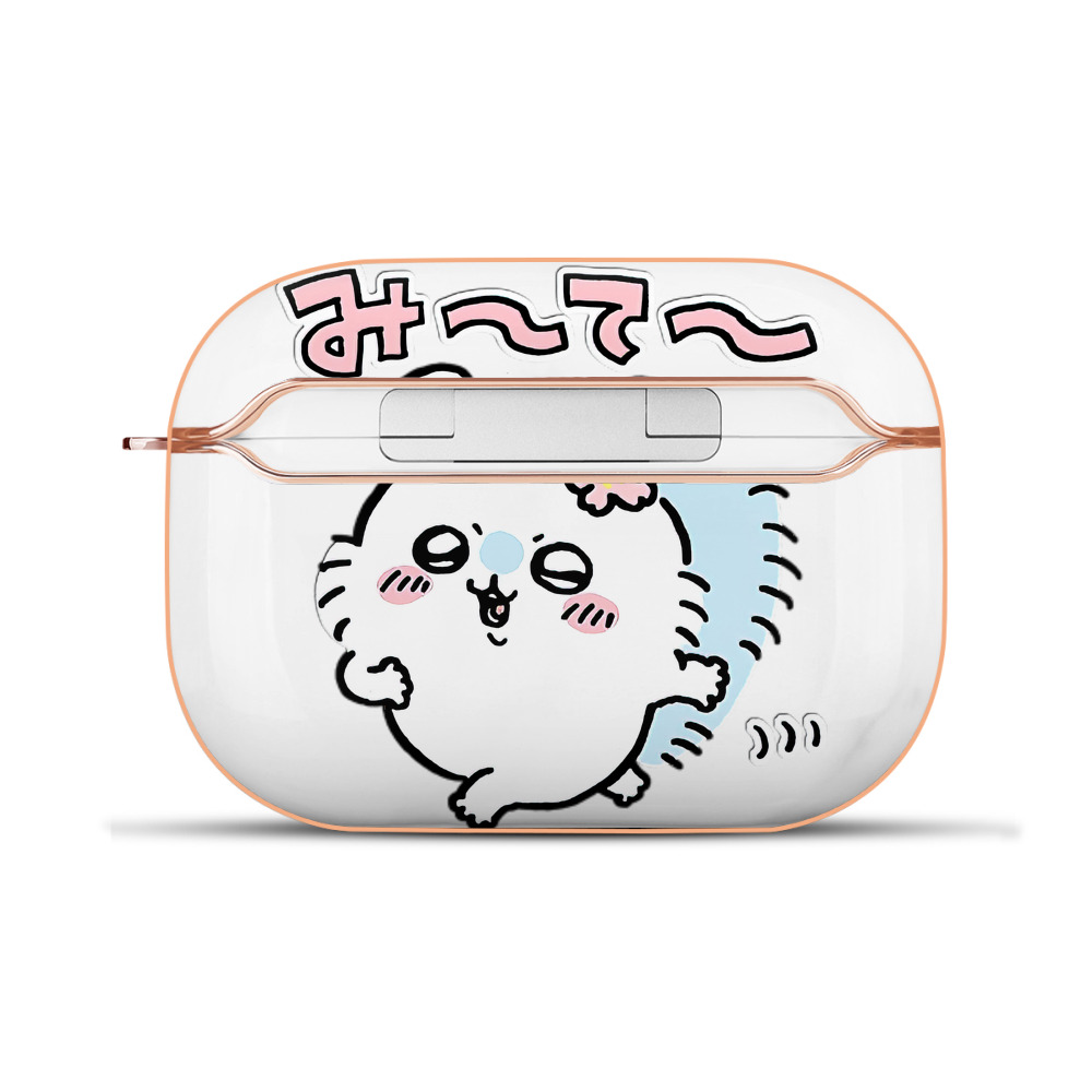 （画像用） ちいかわ モモンガ Chii-kawa Momonga 【AirPods Pro用】ハードシェル保護ケース｜耐衝撃・防指紋・カラビナ付き商品仕様