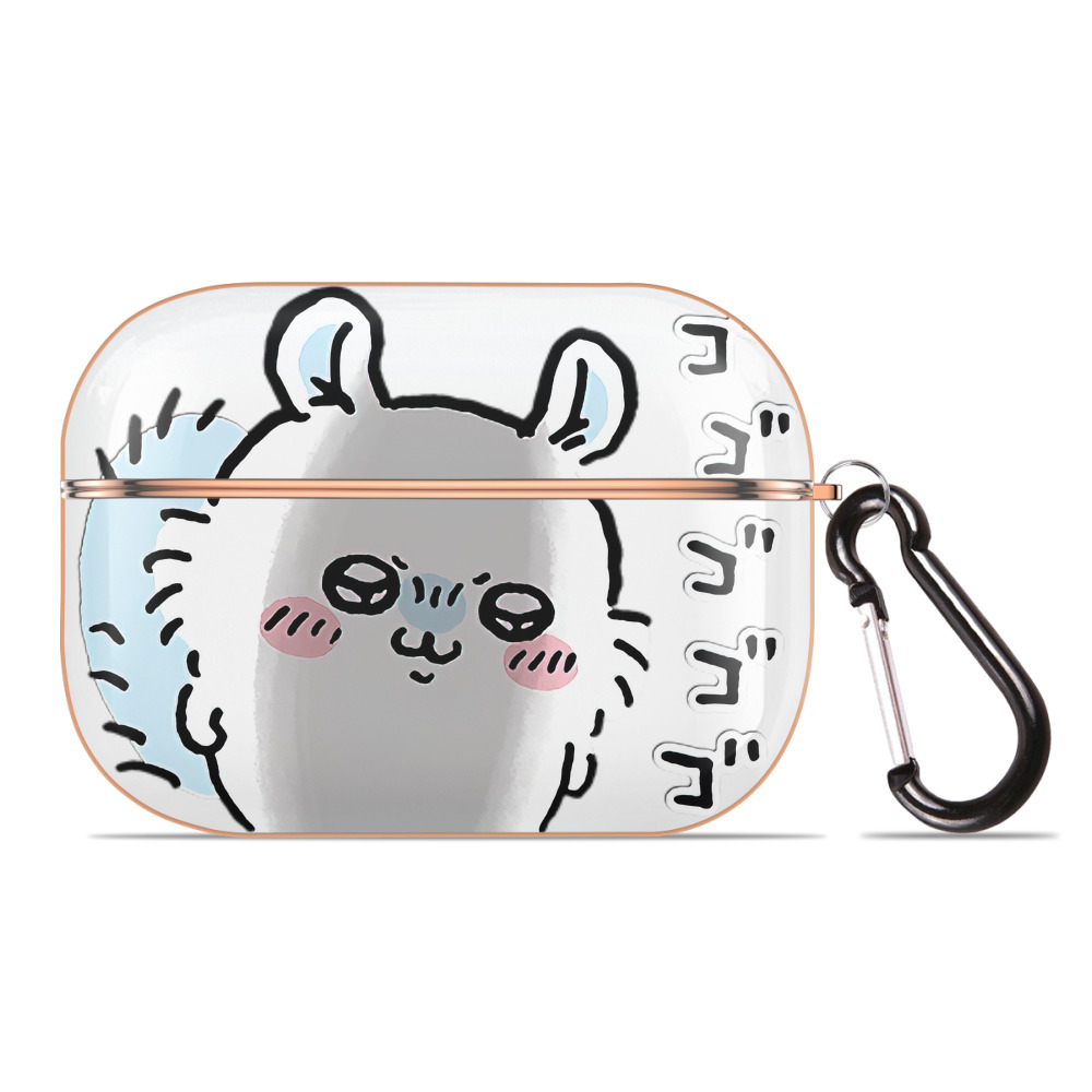 （画像用） ちいかわ モモンガ Chii-kawa Momonga 【AirPods Pro用】ハードシェル保護ケース｜耐衝撃・防指紋・カラビナ付き商品仕様