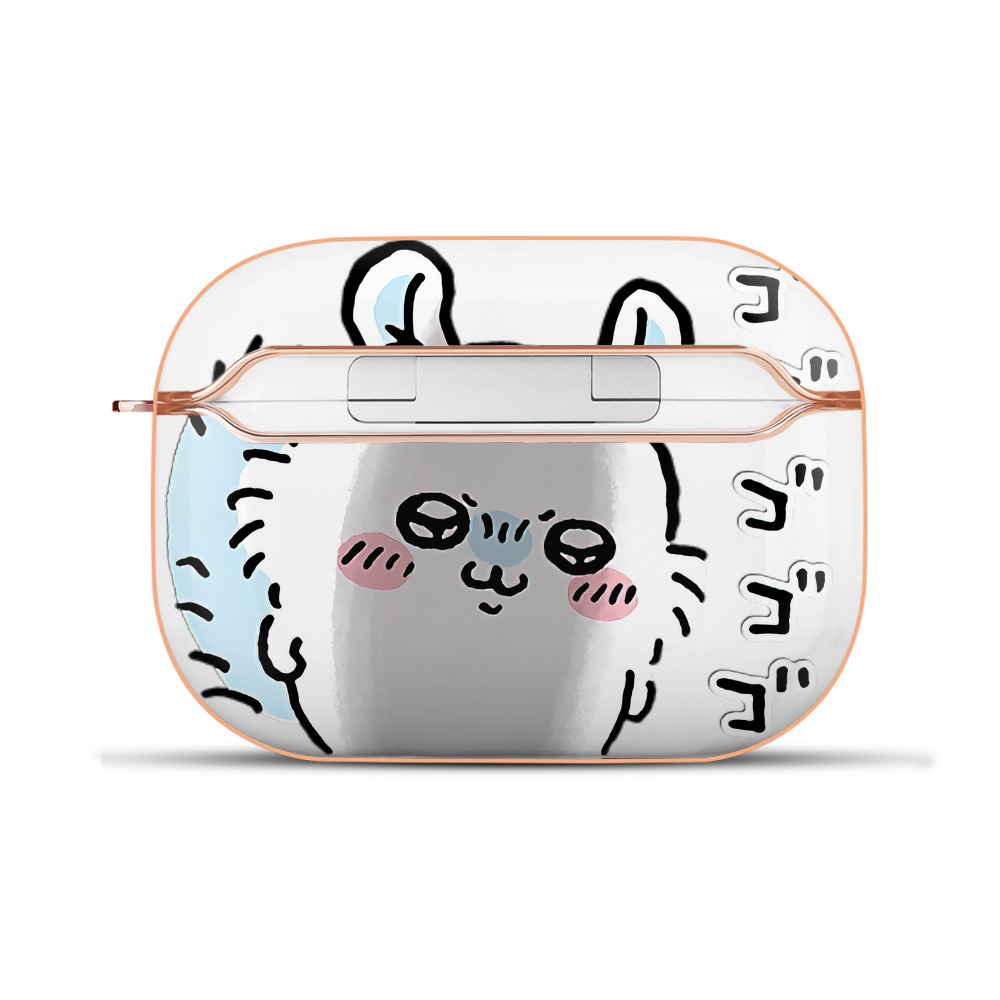 （画像用） ちいかわ モモンガ Chii-kawa Momonga 【AirPods Pro用】ハードシェル保護ケース｜耐衝撃・防指紋・カラビナ付き商品仕様