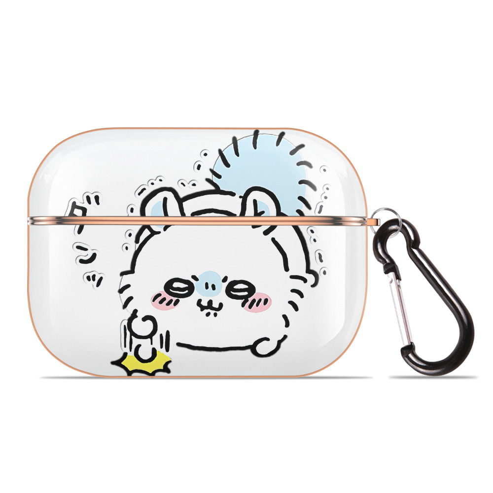 （画像用） ちいかわ モモンガ Chii-kawa Momonga 【AirPods Pro用】ハードシェル保護ケース｜耐衝撃・防指紋・カラビナ付き商品仕様