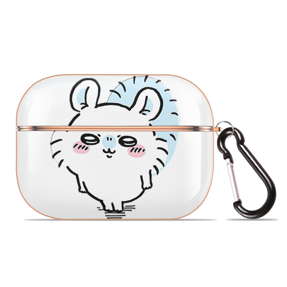 （画像用） ちいかわ モモンガ Chii-kawa Momonga 【AirPods Pro用】ハードシェル保護ケース｜耐衝撃・防指紋・カラビナ付き商品仕様