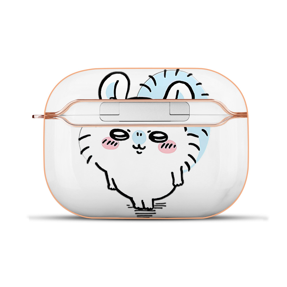 （画像用） ちいかわ モモンガ Chii-kawa Momonga 【AirPods Pro用】ハードシェル保護ケース｜耐衝撃・防指紋・カラビナ付き商品仕様