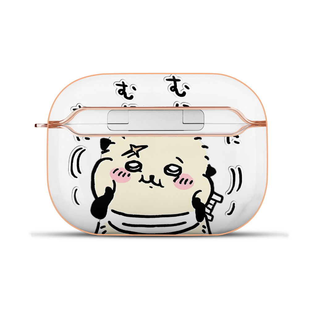 （画像用） ちいかわ ラッコ Chii-kawa Sea otter 【AirPods Pro用】ハードシェル保護ケース｜耐衝撃・防指紋・カラビナ付き商品仕様