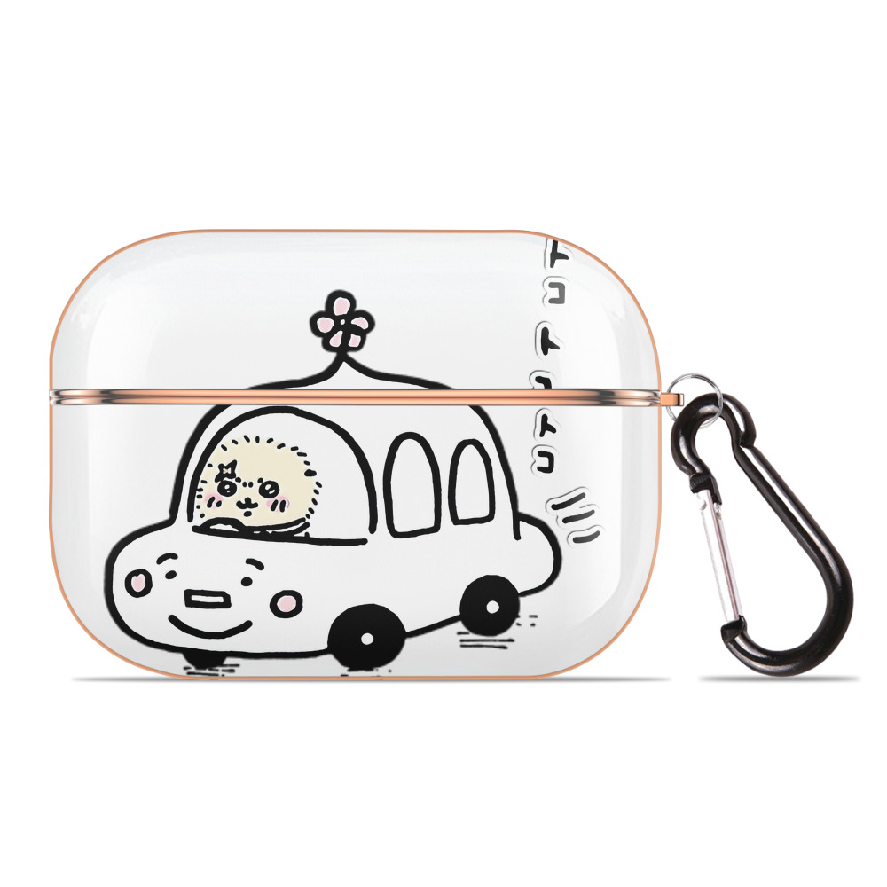 （画像用） ちいかわ ラッコ Chii-kawa Sea otter 【AirPods Pro用】ハードシェル保護ケース｜耐衝撃・防指紋・カラビナ付き商品仕様