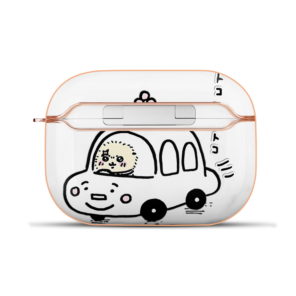 （画像用） ちいかわ ラッコ Chii-kawa Sea otter 【AirPods Pro用】ハードシェル保護ケース｜耐衝撃・防指紋・カラビナ付き商品仕様