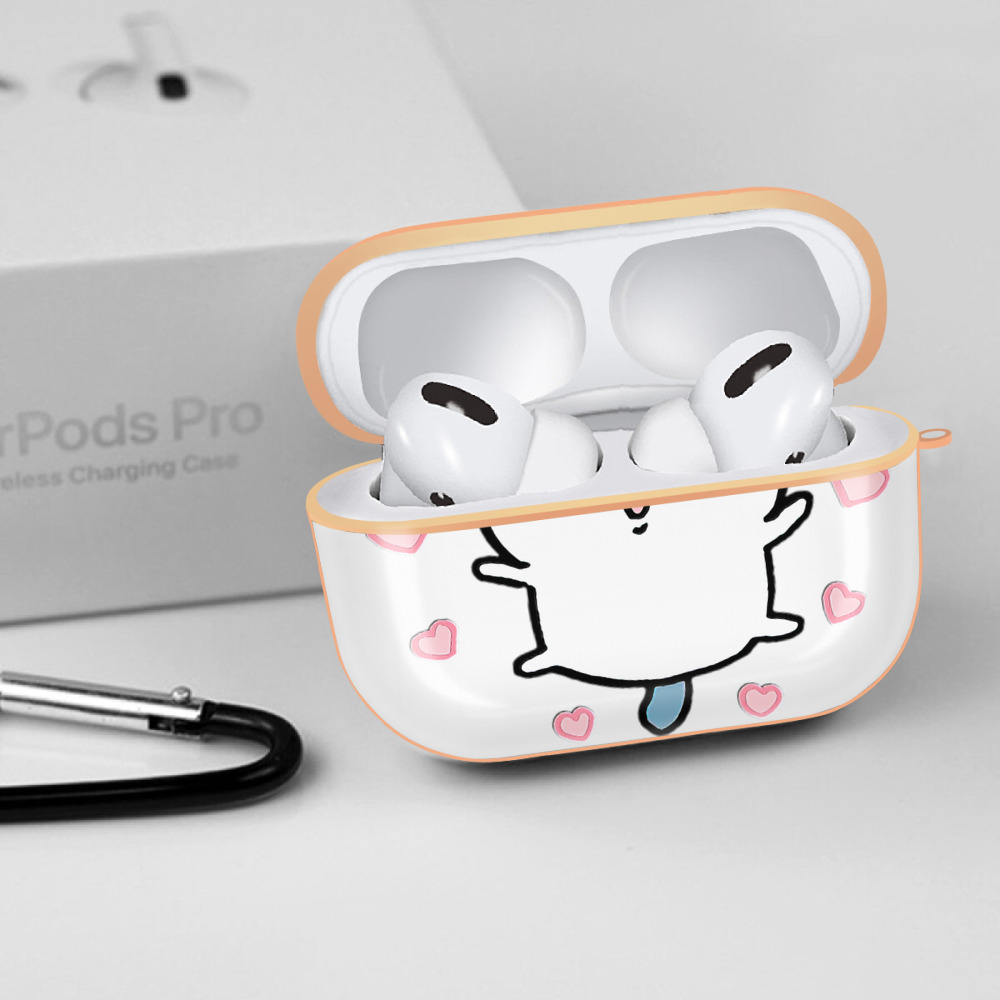 ちいかわ ハチワレ Chii-kawa hachiware 【AirPods Pro用】ハードシェル保護ケース｜耐衝撃・防指紋・カラビナ付き商品仕様