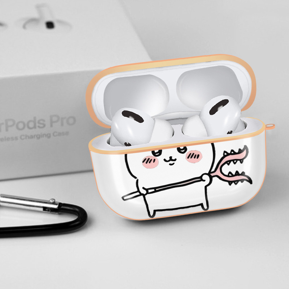 ちいかわ ちいかわ Chii-kawa chiikawa 【AirPods Pro用】ハードシェル保護ケース｜耐衝撃・防指紋・カラビナ付き商品仕様