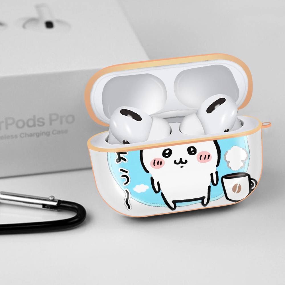 ちいかわ ちいかわ Chii-kawa chiikawa 【AirPods Pro用】ハードシェル保護ケース｜耐衝撃・防指紋・カラビナ付き商品仕様