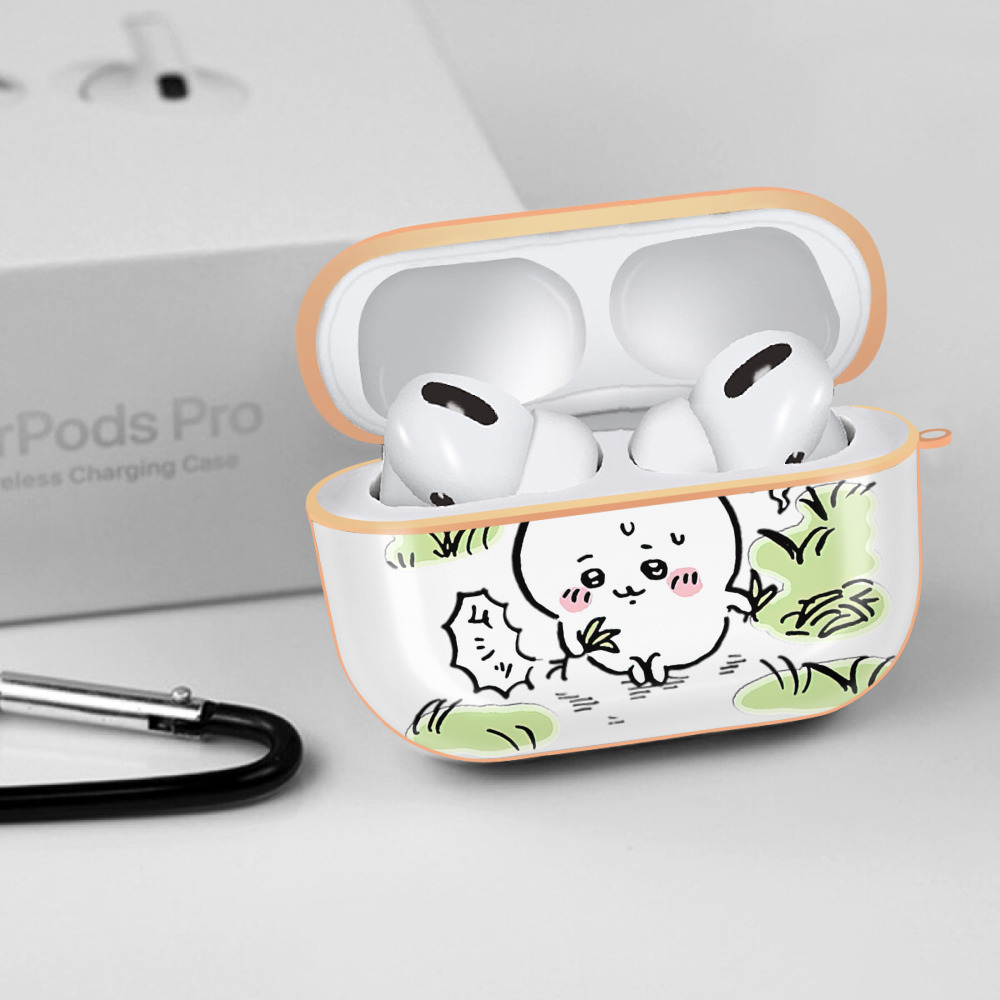 ちいかわ ちいかわ Chii-kawa chiikawa 【AirPods Pro用】ハードシェル保護ケース｜耐衝撃・防指紋・カラビナ付き商品仕様